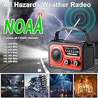 ZZMICHP 16000mAh Hand Crank Emergency Weather Radio — image 5