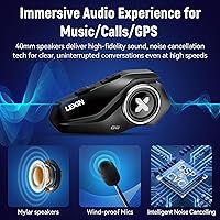 LEXIN G1 Motorcycle Bluetooth Headset — image 3
