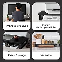 IRIS USA 1-Tier Multi-Purpose Monitor Organizer Stand — image 3