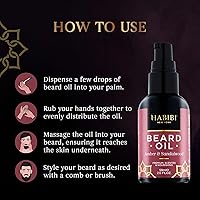 H HABIBI Amber & Sandalwood Beard Oil 2oz — image 6