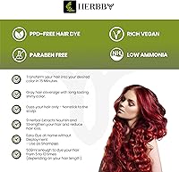 HERBBY Hair Color Shampoo Wine Red 500mL — image 3