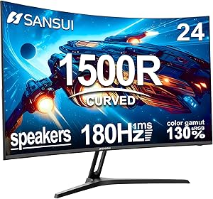 SANSUI 24 Inch Curved Gaming Monitor ES-G24C1 Review
