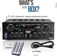 Pyle PTA24BT 2-Channel Bluetooth Karaoke Amplifier — image 8