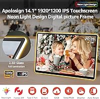 ApoloSign 14″ Neon Light Digital Picture Frame — image 5