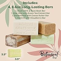 Australian Botanical Soap Goats Milk Sandalwood Oat Milk Aloe Vera 6.6 oz 4-Pack — image 4