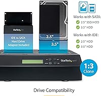 StarTech.com SATDOCK4U3RE 4-Bay Hard Drive Duplicator and Eraser — image 3