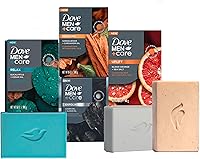 Dove Men+Care Cleansing Soap Bar 4 Count Eucalyptus + Cedar Oil 3.51oz — image 1