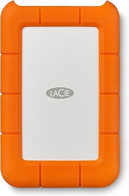 LaCie Rugged USB-C 2TB External Hard Drive