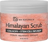 M3 Naturals Himalayan Salt Scrub with Collagen and Stem Cells, 16 fl oz — image 2