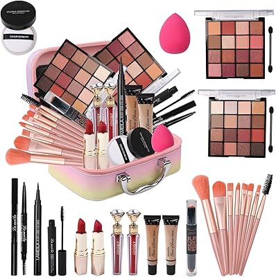 Delymol All in One Makeup Kit for Teen Girls - Rainbow Palette