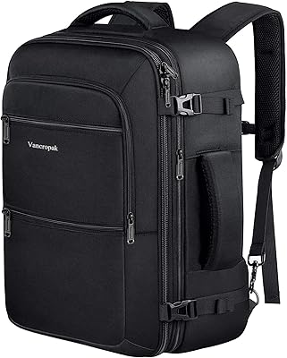 Vancropak 40L Expandable Carry On Backpack