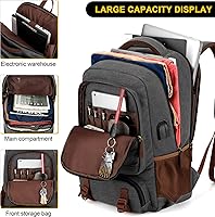 Tzowla Canvas Laptop Backpack 17.3 Inch — image 4