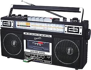 Supersonic SC-3201BT 4 Band Radio & Cassette Player Boombox Review