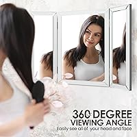 Houseables 3-Way Trifold Mirror, 31″L x 21″W — image 3