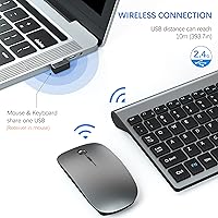 TopMate Wireless Keyboard and Mouse Combo — image 3