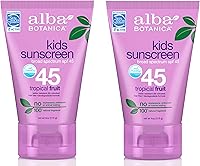 Alba Botanica Kids Sunscreen SPF 45 4oz (Pack of 2) — image 1
