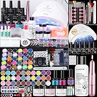 Glamonade Acrylic Nail Kit with 48W Nail Lamp and Drill — image 1