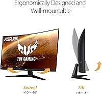 ASUS TUF Gaming VG32VQ1B 32″ 1440P HDR Curved Monitor — image 6