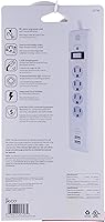 GE Surge Protector 4 Outlets 2 USB Ports 8ft Power Cord — image 9