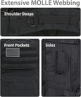 Rockland Military Tactical Laptop Backpack, Large — image 8