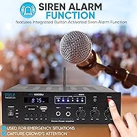 Pyle PFA600BU Wireless Bluetooth Karaoke Amplifier — image 3