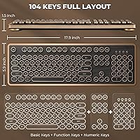 GLENCREAG RK104 Retro Mechanical Keyboard — image 3