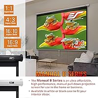 Elite Screens M120H 120-Inch Manual Pull-Down Projector Screen — image 5