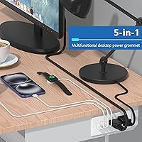 LIDER PD 36W Recessed Outlet Station with USB-A and USB-C Ports — image 4