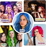 Permotary 6 Colors Temporary Hair Color Wax Styling Cream Mud, 25.38oz — image 4