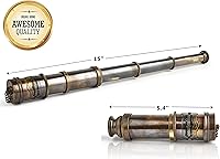 V.Empire Handcrafted Brass Telescope 15 Inches — image 3