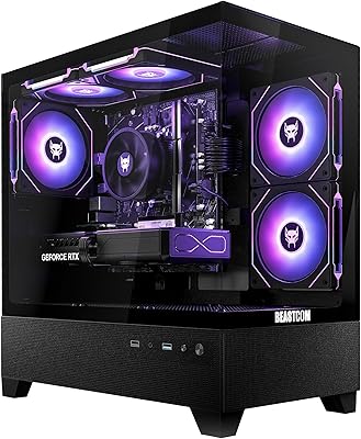 BEASTCOM Q5 Pro Gaming PC | Ryzen 7 8700F | RTX 5060 8GB | 32GB RAM | 1TB SSD