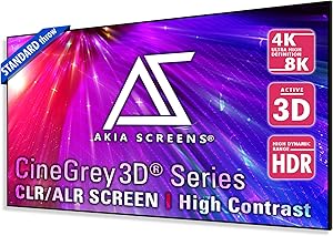 Akia Screens 103-inch CineGrey 3D ALR Fixed Frame Projector Screen Review