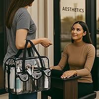 Casemetic Clear Tote Travel Bag with 6 External Pockets — image 2