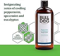 BULLDOG Mens Skincare Body Wash, Peppermint & Eucalyptus, 16.9oz — image 2