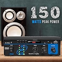 Pyle PCA3 Bluetooth Home Audio Amplifier — image 5