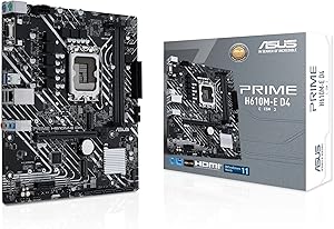 Asus Prime H610M-E D4-CSM Motherboard Review