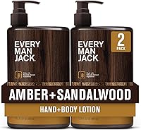 Every Man Jack Amber + Sandalwood Hand & Body Lotion 13.5oz — image 1