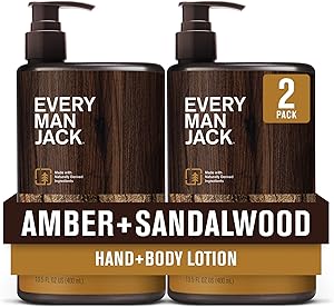 Every Man Jack Amber + Sandalwood Hand & Body Lotion 13.5oz Review