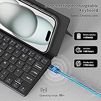 CACOE X62 Wireless Foldable Keyboard with Stand — image 6