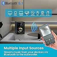 Acoustic Audio by Goldwood AA5400 5.1 Bluetooth Surround Sound Speaker System — image 6