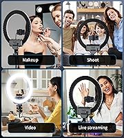 Zecti 18″ Ring Light Kit with 82″ Stand — image 4