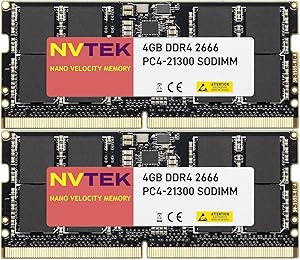 NVTEK 8GB DDR4 2666MHz SODIMM Memory Kit