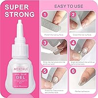 MEKERUI Super Strong Nail Glue Gel 15g — image 3