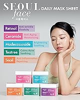 DERMAL Seoul Face Ceramide 3X Daily Quick Mask 36 Sheets — image 7