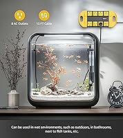 CCCEI Outdoor Power Strip with 8 Outlets, 15FT Extension Cord, Waterproof, Surge Protector — image 4