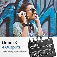 Moukey MHAMP1 4-Channel Headphone Amp — image 7