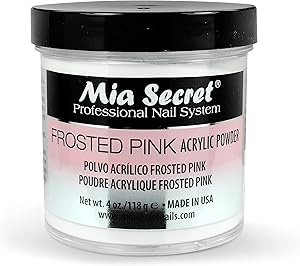 Mia Secret Frosted Pink Acrylic Powder 4oz Review
