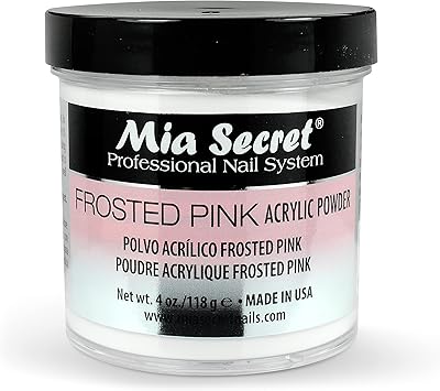 Mia Secret Frosted Pink Acrylic Powder 4oz