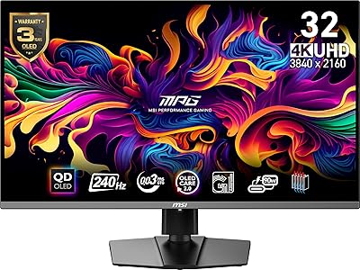 MSI MPG 321URX QD-OLED 32″ 4K Monitor