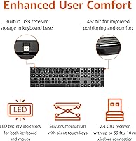 Amazon Basics Ultra Premium Wireless Keyboard and Mouse Combo — image 3